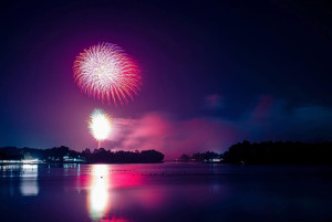 Xuân Lộc bắn pháo hoa dịp lễ 30-4