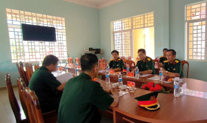 Quân khu 7 và Bộ CHQS tỉnh Đồng Nai kiểm tra công tác huấn luyện, xây dựng chính quy quý I năm 2026 tại xã Xuân Lộc