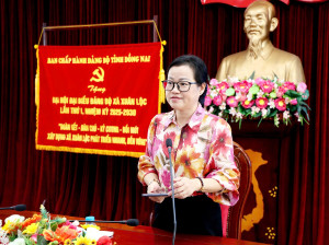 Hội LHPN tỉnh Đồng Nai kiểm tra, giám sát hoạt động ủy thác với Ngân hàng Chính sách xã hội tại xã Xuân Lộc