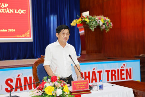 Xuân Lộc: Làm việc với Ban Biên tập Trang thông tin điện tử...