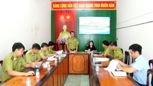 Chi cục Kiểm lâm Đồng Nai kiểm tra phong chống cháy rừng tại...