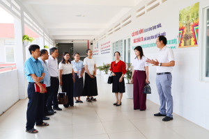 Xuân Lộc giám sát công tác bảo đảm an toàn thực phẩm và môi trường học đường tại Trường TH - THCS Huỳnh Văn Nghệ