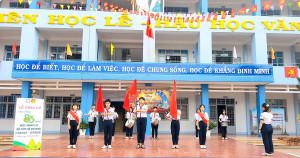 Phường Xuân Lộc: Các Liên đội đồng loạt tổ chức Lễ chào cờ theo Nghi thức Đội nhân kỷ niệm 85 năm Ngày thành lập Đội