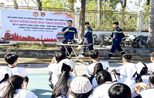 Trang bị kiến thức PCCC cho học sinh