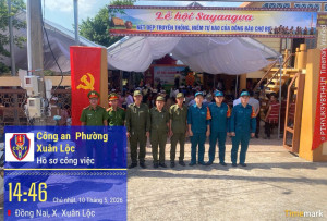 Công an phường Xuân Lộc: “Đảm bảo thành công an ninh, trật tự tại Lễ hội Sayangva phường Xuân Lộc”