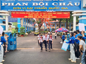 Xuân Lộc: Hơn 1,4 ngàn thí sinh hoàn thành môn thi đầu tiên của Kỳ thi tuyển sinh vào lớp 10