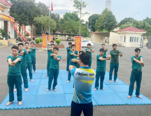 Ban CHQS phường Xuân Lộc đẩy mạnh huấn luyện Vovinam, nâng cao sức mạnh chiến đấu