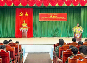 100% Quân nhân dự bị tham gia huấn luyện đạt yêu cầu