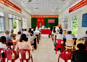 Tổ đại biểu số 1 Hội đồng nhân dân phường Xuân Lộc tiếp xúc cử tri trước kỳ họp thường lệ giữa năm 2026