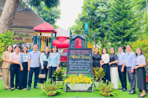 Trường Mầm non Xuân Thọ, phường Xuân Lộc được tái công nhận đạt chuẩn quốc gia mức độ 1