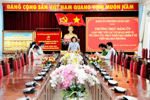 Xuân Lộc triển khai đồng bộ nhiều giải pháp phát triển BHYT