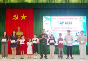 Trung đoàn Đồng Nai tổ chức gặp mặt nhân Ngày Gia đình Việt Nam 28/6