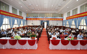 Đảng ủy phường Xuân Lộc dự Hội nghị trực tuyến toàn quốc quán triệt và triển khai thực hiện Nghị quyết số 10-NQ/TW của Bộ Chính trị về phát triển kinh tế có vốn đầu tư nước ngoài.