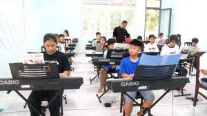 Phường Xuân Lộc tạo nhiều sân chơi cho các em học sinh trong dịp hè