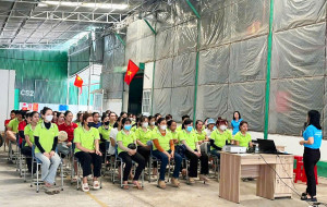 Công đoàn phường Xuân Lộc quan tâm chăm lo đời sống đoàn viên, người lao động.