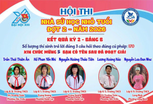 Phường Xuân Lộc có 3 em học sinh đoạt giải trong Hội thi Nhà sử học nhỏ tuổi đợt 2 năm 2026
