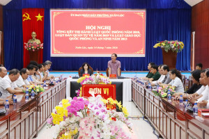 Phường Xuân Lộc tổng kết thực hiện Luật Quốc phòng năm 2018, Luật Dân quân tự vệ năm 2019 và Luật Giáo dục quốc phòng và an ninh năm 2013