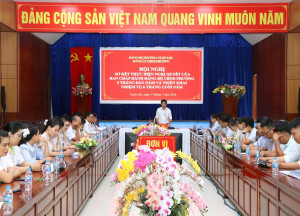 Đảng ủy UBND phường Xuân Lộc sơ kết công tác 6 tháng đầu năm 2026