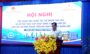 Xuân Lộc tổ chức 4 lớp tập huấn ứng dụng trí tuệ nhân tạo và kỹ năng số