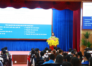 Phường Xuân Lộc tập huấn kiến thức, kỹ năng lễ tân đối ngoại