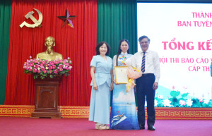 Thí sinh Đặng Thị Lệ Hạnh thuộc phường Xuân Lộc đoạt giải ba Hội thi Báo cáo viên, tuyên truyền viên giỏi cấp thành phố năm 2026