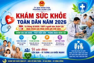 Từ tháng 8/2026: 100% người dân Xuân Lộc được khám sức khỏe miễn phí mỗi năm