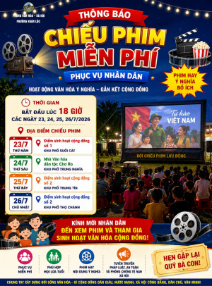 Xuân Lộc tổ chức chiếu phim lưu động phục vụ Nhân dân tại các khu phố