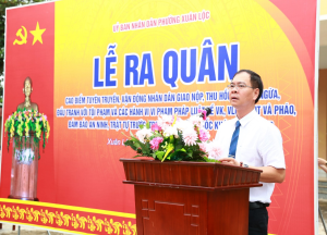 Xuân Lộc ra quân tuyên truyền, vận động Nhân dân giao nộp vũ...