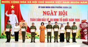 Phường Xuân Lộc rộn ràng Ngày hội toàn dân bảo vệ an ninh Tổ...