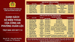 [Infographic] Thông tin danh sách, số điện thoại của Ban Chỉ...