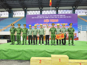 Cụm thi số 8 tổ chức Hội thao kiểm tra nghiệp vụ chữa cháy và cứu nạn, cứu hộ năm 2026.