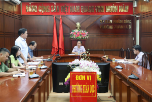 UBND phường Xuân Lộc họp rà soát tiến độ thực hiện kế hoạch...