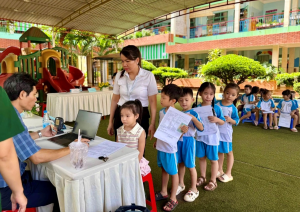 Phường Xuân Lộc thực hiện tốt công tác chăm sóc sức khỏe học sinh