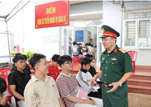 433 công dân phường Xuân Lộc đạt sơ tuyển sức khỏe trong độ...