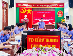 Kiểm tra toàn diện công tác năm 2026 tại VKSND khu vực 6