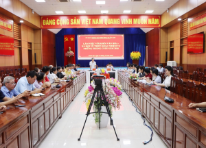 UBND Phường Xuân Lộc làm việc với Khối Văn hóa – Xã hội