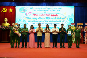 HỘI LHPN PHƯỜNG XUÂN LỘC HỌP MẶT KỶ NIỆM 96 NĂM NGÀY THÀNH LẬP HỘI