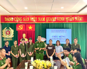 Công an phường Xuân Lộc họp mặt kỷ niệm Ngày Phụ nữ Việt Nam 20/10