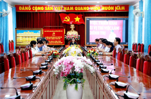 Phường Xuân Lộc tham dự Hội nghị trực tuyến tập huấn, quán...