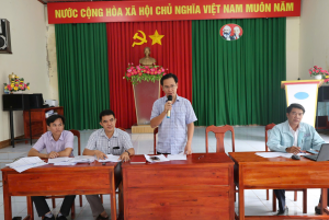 Phường Xuân Lộc tổ chức lấy ý kiến về phương án bồi thường, hỗ trợ Dự án đường dây điện 220kV đấu nối.