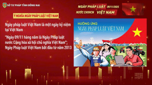 Hưởng ứng Ngày pháp luật Việt Nam (09/11)