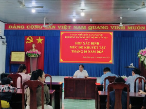 HỘI ĐỒNG XÁC ĐỊNH MỨC ĐỘ KHUYẾT TẬT XÃ XUÂN PHÚ - CẦU NỐI CHÍNH SÁCH VỚI NGƯỜI DÂN