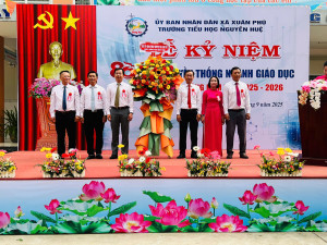 TƯNG BỪNG LỄ KHAI GIẢNG NĂM HỌC 2025-2026 TRÊN ĐỊA BÀN XÃ XUÂN PHÚ