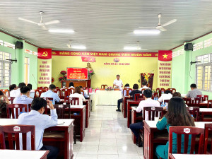 ĐẢNG ỦY XÃ XUÂN PHÚ TỔ CHỨC HỘI NGHỊ BAN CHỈ ĐẠO, TỔ GIÚP VIỆC VỀ PHÁT TRIỂN KHOA HỌC, CÔNG NGHỆ, ĐỔI MỚI SÁNG TẠO VÀ CHUYỂN ĐỔI SỐ