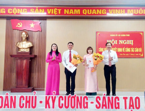 HỘI NGHỊ TRAO QUYẾT ĐỊNH VỀ CÔNG TÁC CÁN BỘ