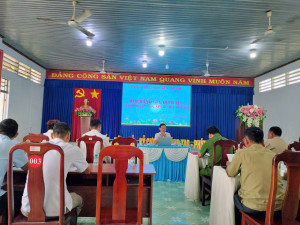 XÃ XUÂN PHÚ HỌP ĐÁNH GIÁ, BÌNH XÉT GIA ĐÌNH VĂN HOÁ, ẤP VĂN  HOÁ NĂM 2025