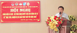 HỘI NGHỊ PHẢN BIỆN XÃ HỘI ĐỐI VỚI DỰ THẢO  NGHỊ QUYẾT VỀ “MỤC TIÊU, NHIỆM VỤ, GIẢI PHÁP  NĂM 2026”