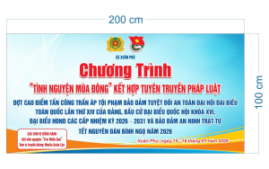 CHI ĐOÀN CÔNG AN XÃ XUÂN PHÚ TỔ CHỨC CHƯƠNG TRÌNH “TÌNH NGUYỆN MÙA ĐÔNG” KẾT HỢP TUYÊN TRUYỀN PHÁP LUẬT TRÊN ĐỊA BÀN XÃ
