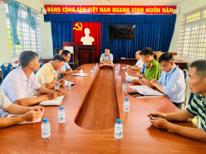 XÃ XUÂN PHÚ HỌP RÀ SOÁT CÔNG TÁC BẦU CỬ TẠI ĐƠN VỊ BẦU CỬ SỐ 4 – ẤP BÌNH TIẾN