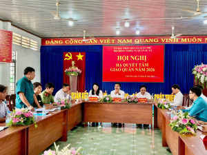 HỘI ĐỒNG NGHĨA VỤ XÃ XUÂN PHÚ TỔ CHỨC HỘI NGHỊ HẠ QUYẾT TÂM GIAO QUÂN NĂM 2026